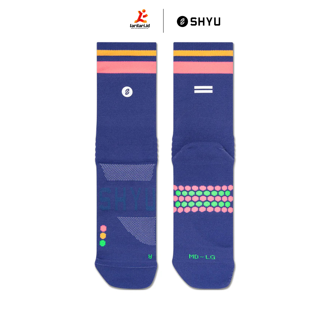 SHYU - Half Crew - Blue - Blush - Apricot