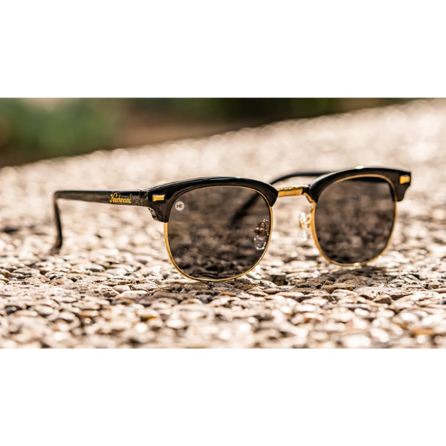 KNOCKAROUND - Brooklines - Glossy Black & Gold (Polarised)