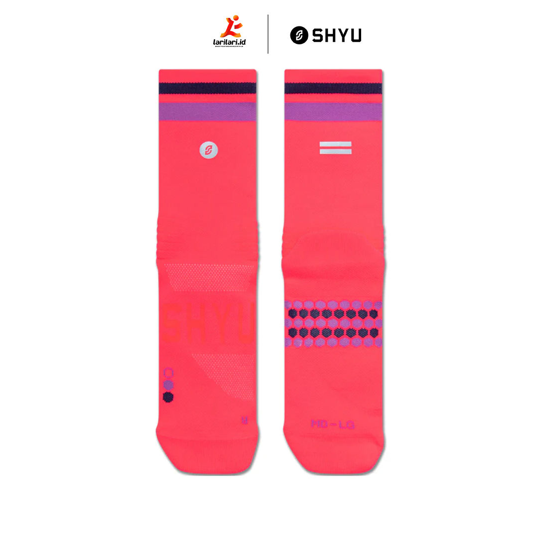 SHYU - Half Crew - Cerise - Purple - Black