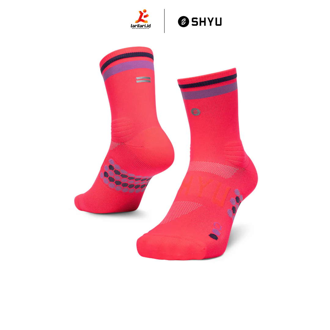 SHYU - Half Crew - Cerise - Purple - Black