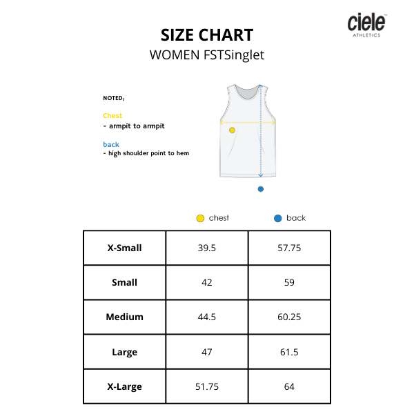 CIELE - Women - FSTSinglet - Terrain