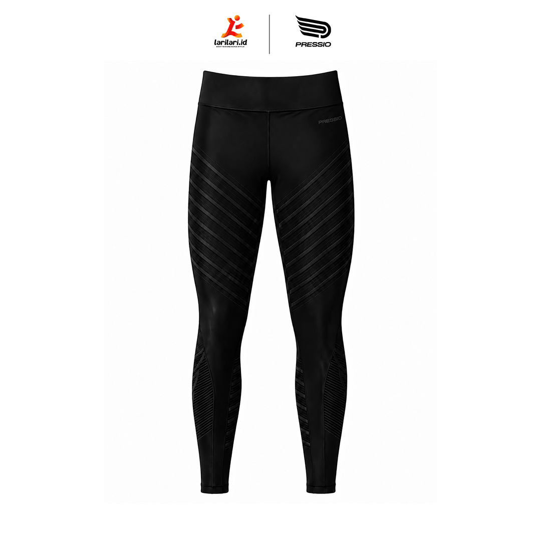 PRESSIO - Women - Power Tight - Mid Rise - New Print - Black/Black