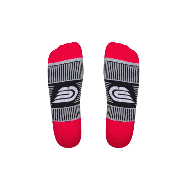 PRESSIO - Equilibrium Compression Sock - Black/Red