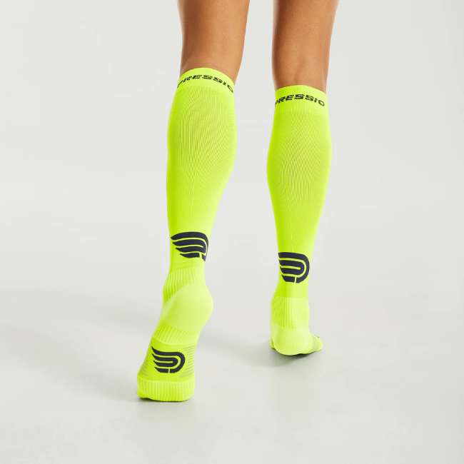 PRESSIO - Compression Sock - Yellow/Navy