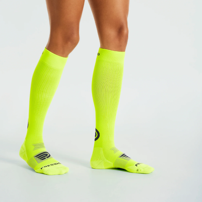 PRESSIO - Compression Sock - Yellow/Navy