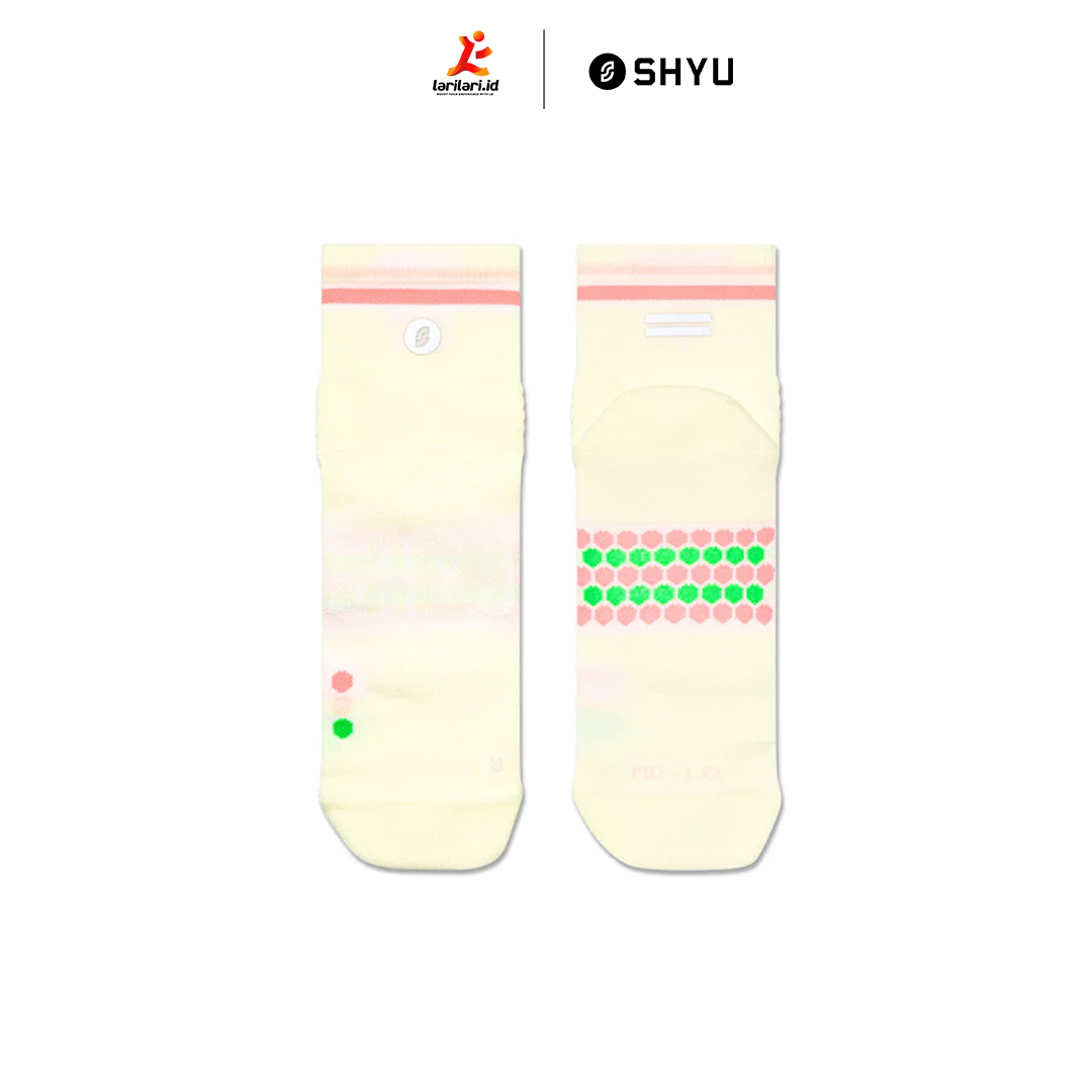 SHYU - Quarter Crew - Cream - Blush - Peach