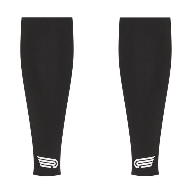 PRESSIO - EQ Calf Guard - Black/Silver