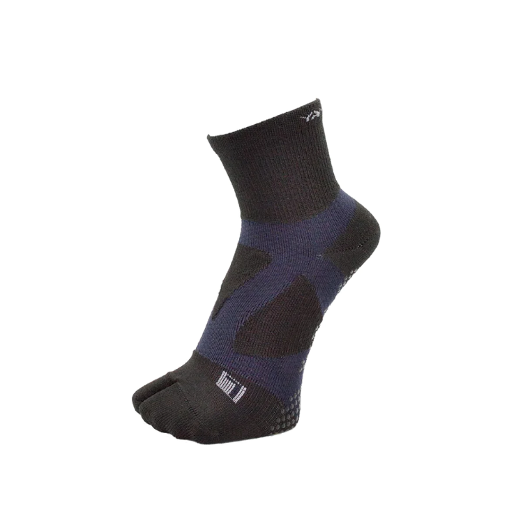 YAMAtune - Spider Arch Middle - 2 Toe - Anti-Slip Dots - Black / Dark Navy