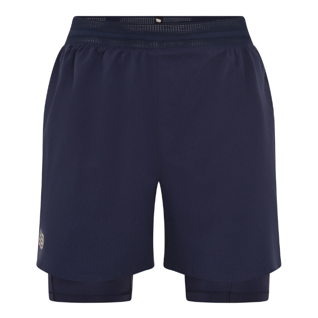 PRESSIO - Men - Elite 2n1 Short - Navy/Silver