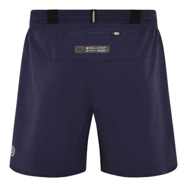 PRESSIO - Men - Elite 4.5" Short - Navy/Silver