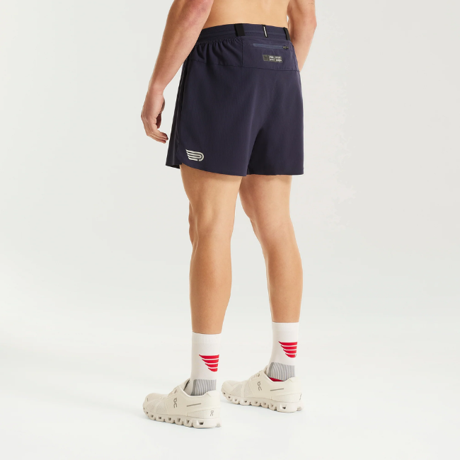 PRESSIO - Men - Elite 4.5" Short - Navy/Silver