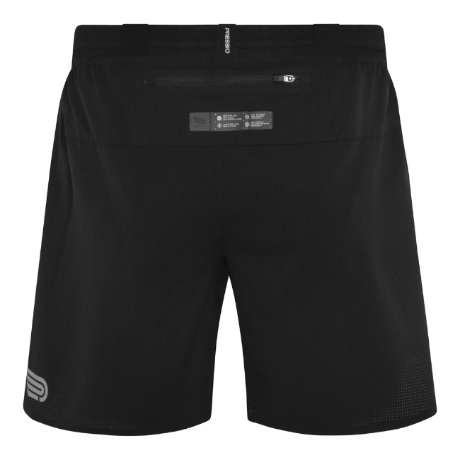 PRESSIO - Men - Elite 6.5" Short - Black/Silver