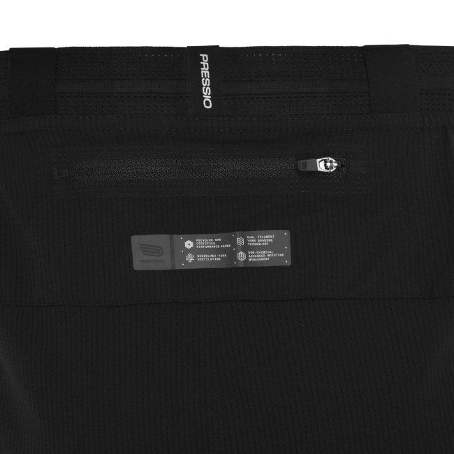 PRESSIO - Men - Elite 6.5" Short - Black/Silver