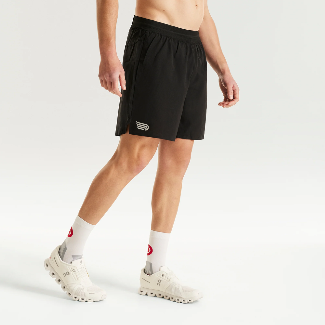 PRESSIO - Men - Elite 6.5" Short - Black/Silver