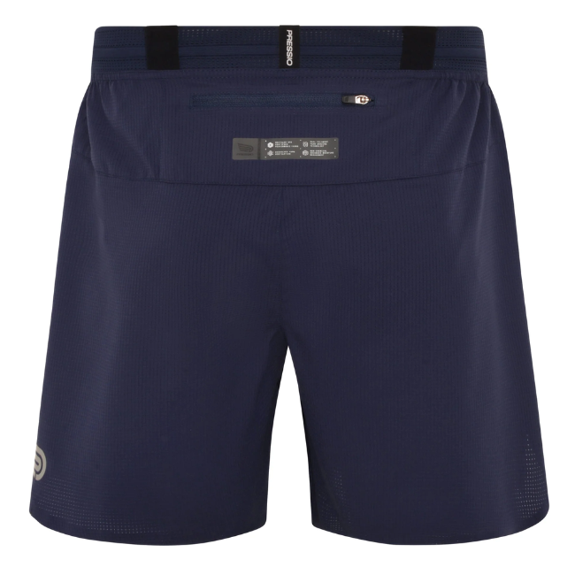 PRESSIO - Men - Elite 6.5" Short - Navy/Silver