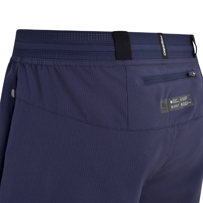 PRESSIO - Men - Elite 6.5" Short - Navy/Silver
