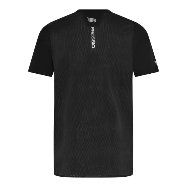 PRESSIO - Men - Elite SS Top - Black/Silver