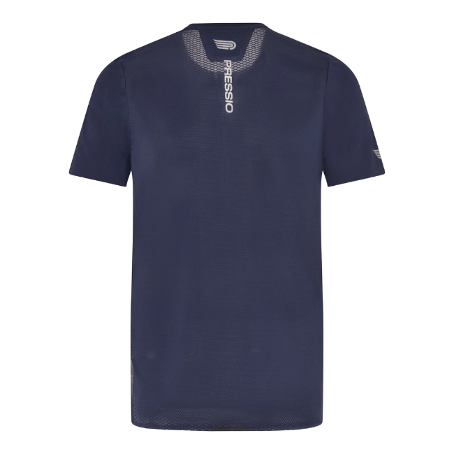 PRESSIO - Men - Elite SS Top - Navy/Silver