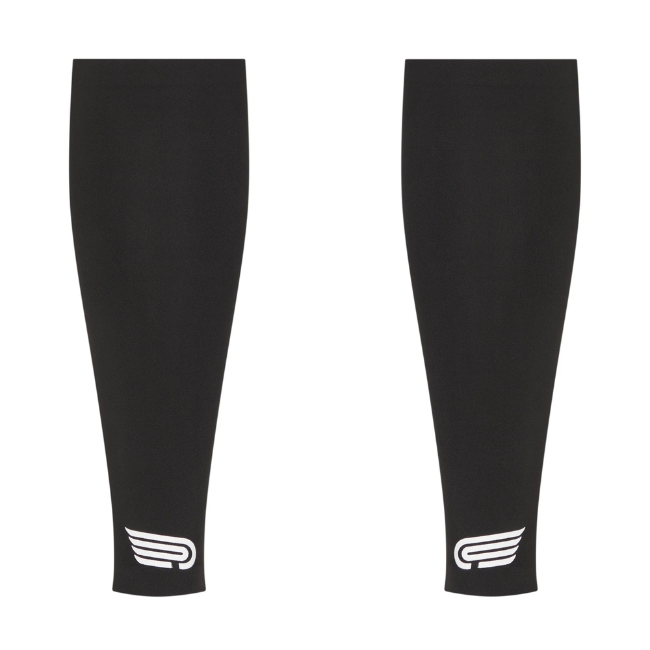 PRESSIO - EQ Calf Guard - Black/Silver