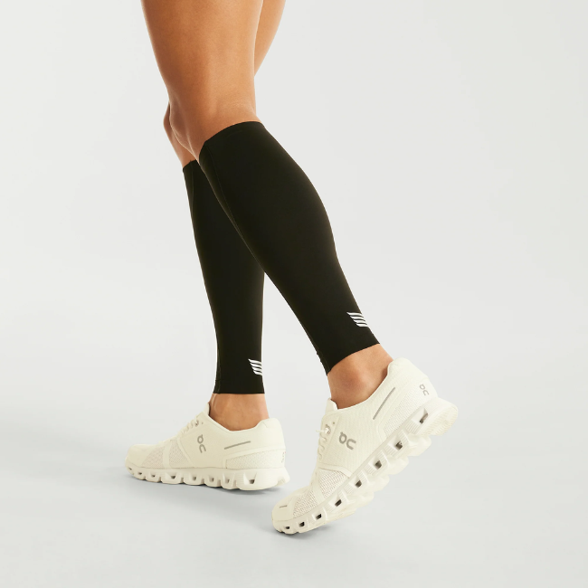 PRESSIO - EQ Calf Guard - Black/Silver