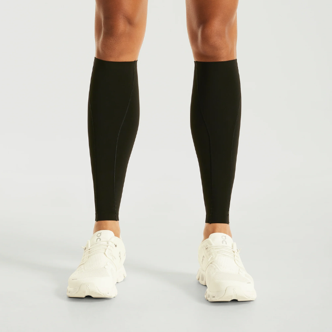 PRESSIO - EQ Calf Guard - Black/Silver