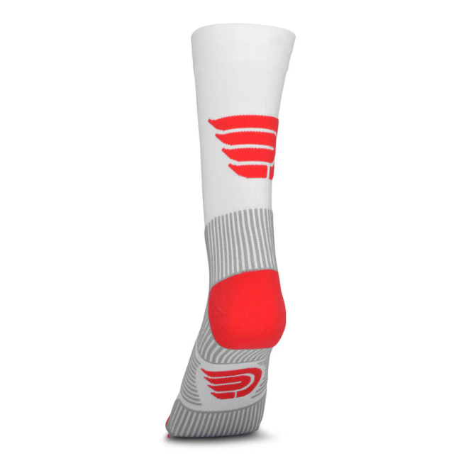 PRESSIO - EQ Crew Sock - White/Red
