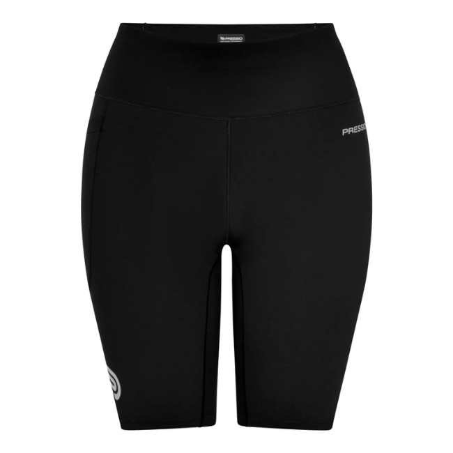 PRESSIO - Women - EQ Half Tight - Mid Rise - Black/Silver