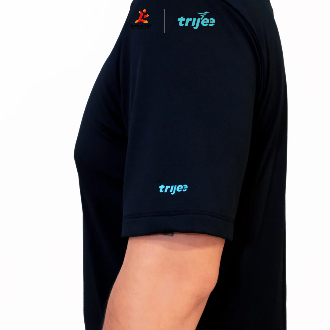 TRIJEE - Men ES Polo Stand - Black