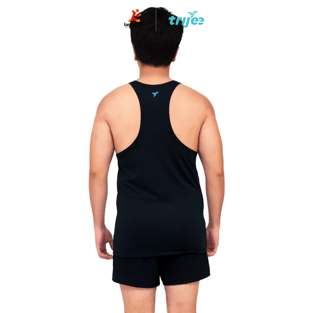 TRIJEE - Men ES Racerback - Black