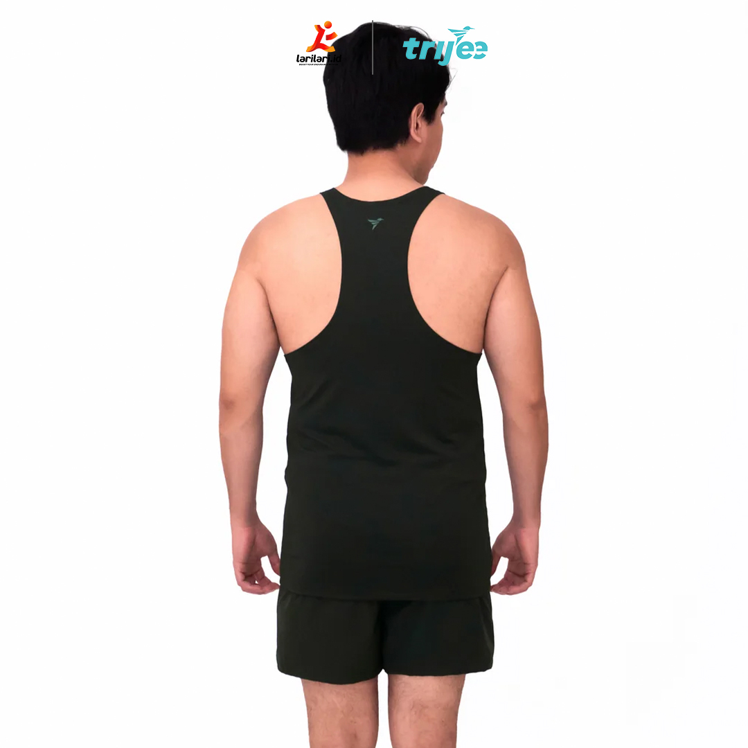 TRIJEE - Men ES Racerback - Black
