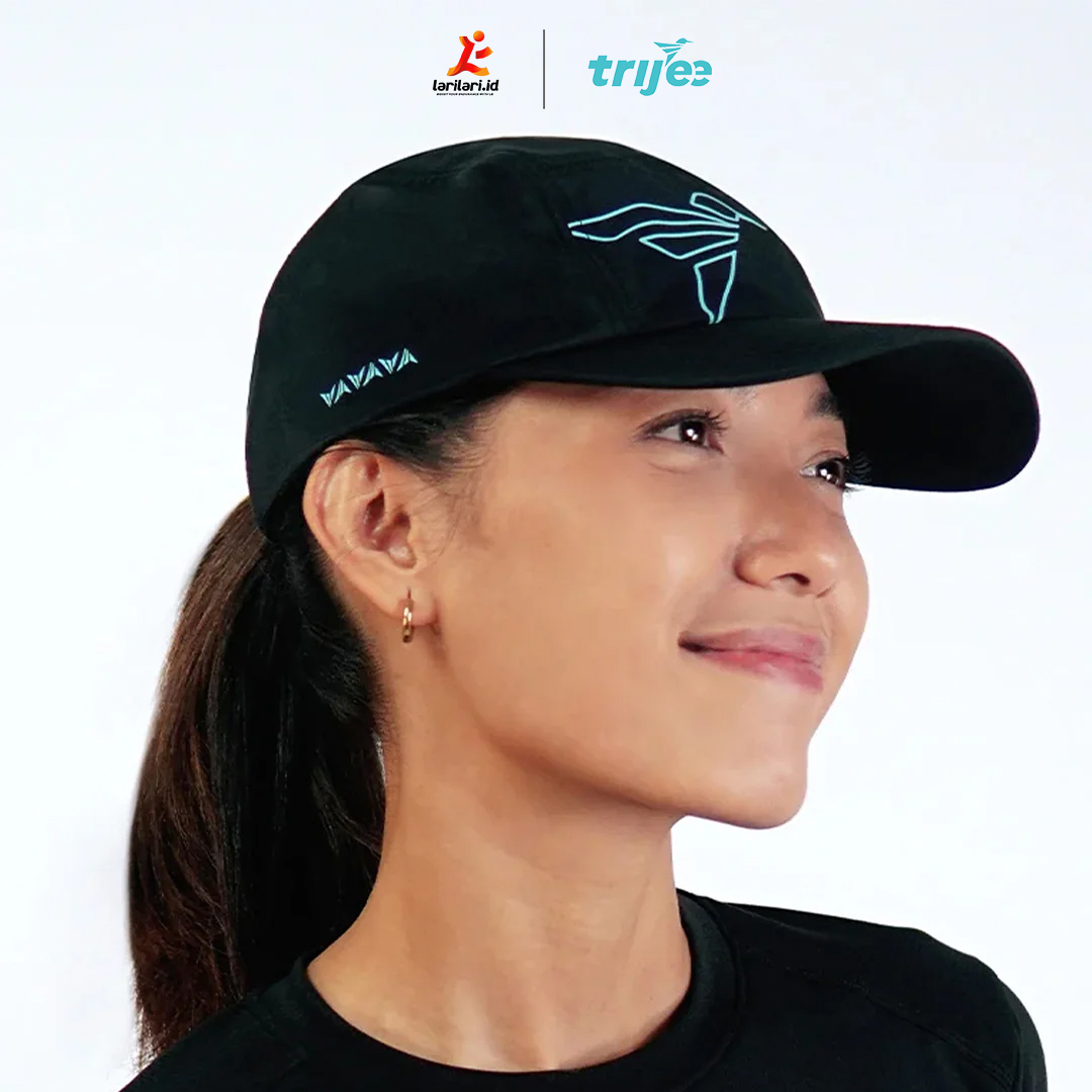 TRIJEE - Unisex Running Cap -  Black