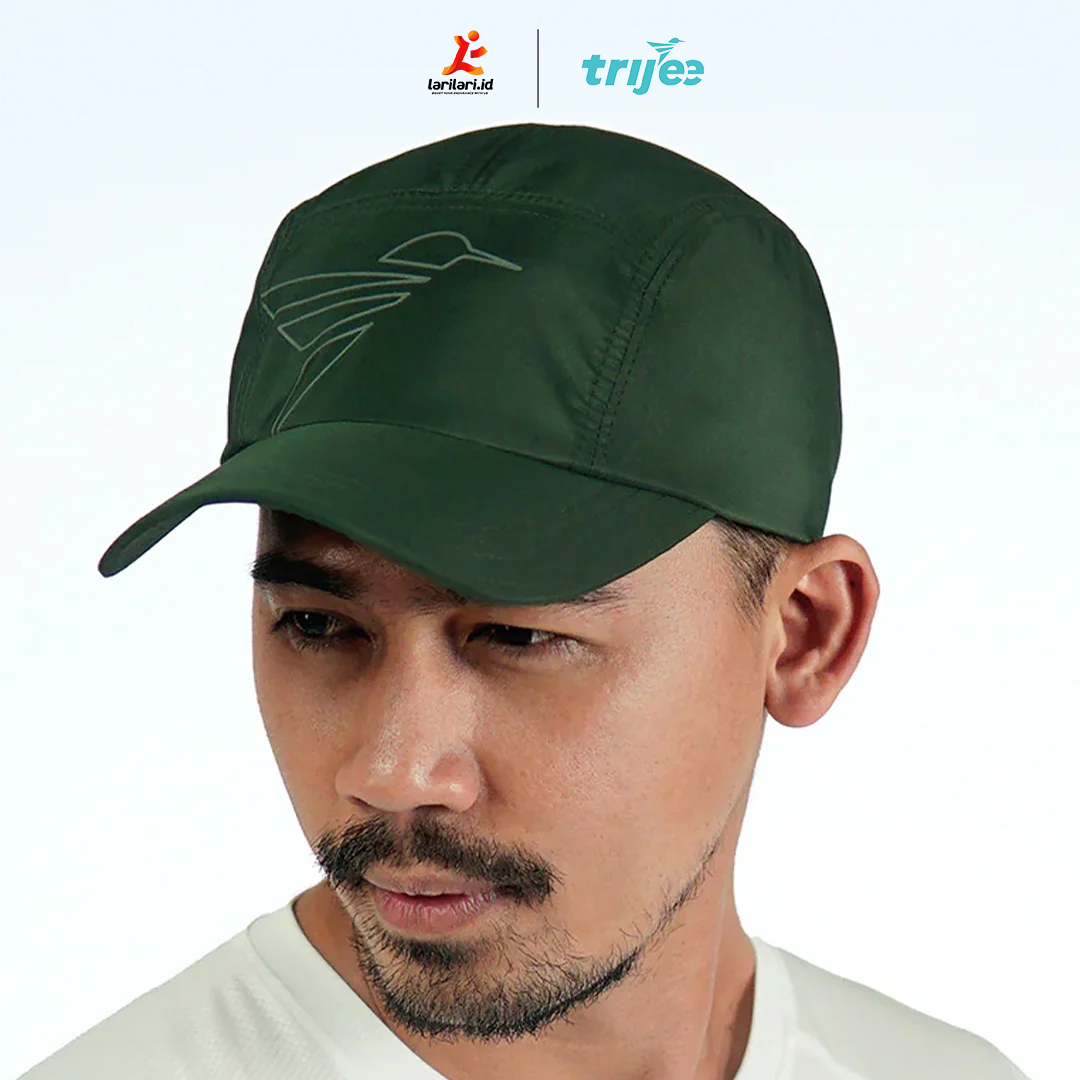 TRIJEE - Unisex Running Cap -  Army Green