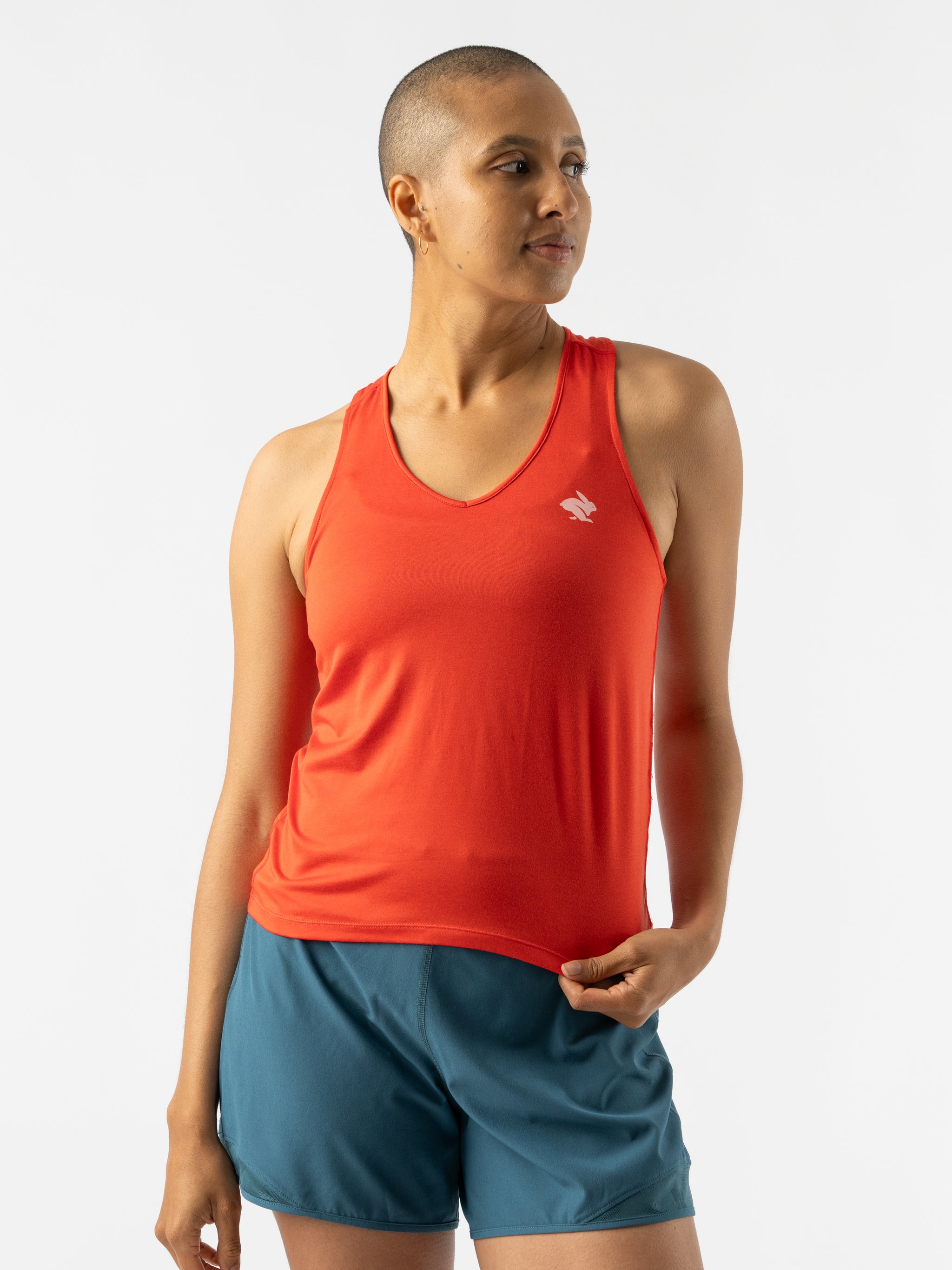 RABBIT - Women's - EZ Vee Tank - Grenadine