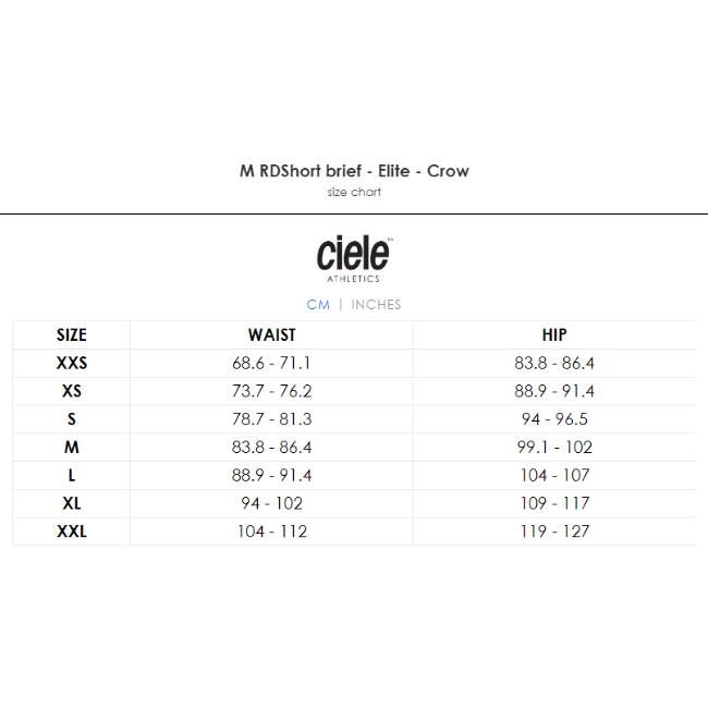 CIELE - Men - RDShort Brief - Elite - Crow