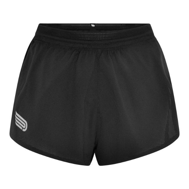 PRESSIO - Women - Elite 2" Short - Black/Silver