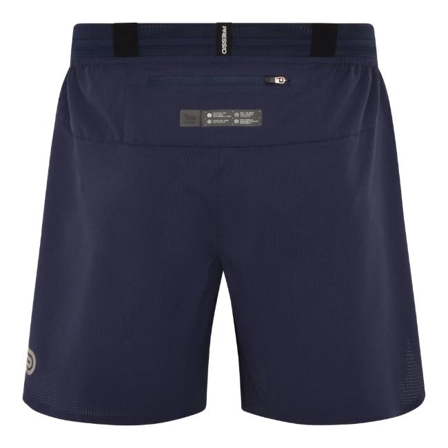 PRESSIO - Men - Elite 4.5" Short - Navy/Silver