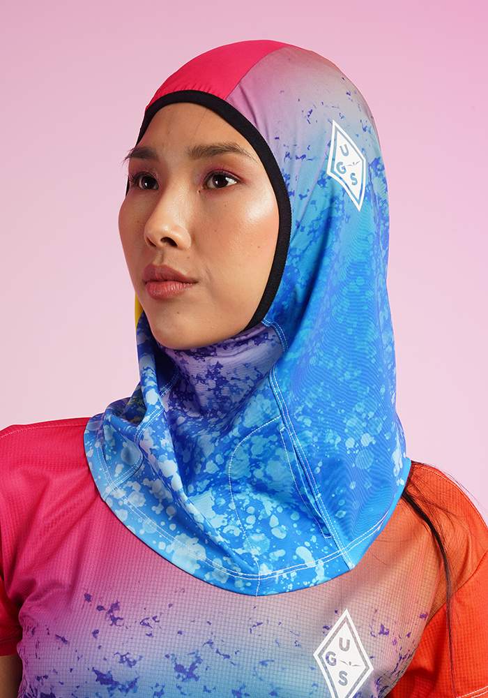 UGLOW - Women - UGS Hijab - Blue Pink