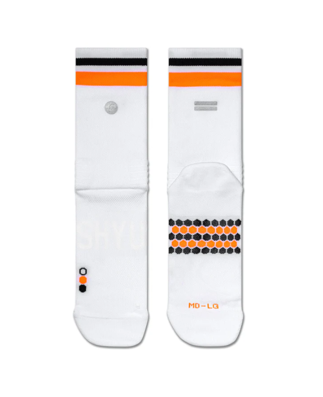 SHYU - Half Crew - White - Orange - Black