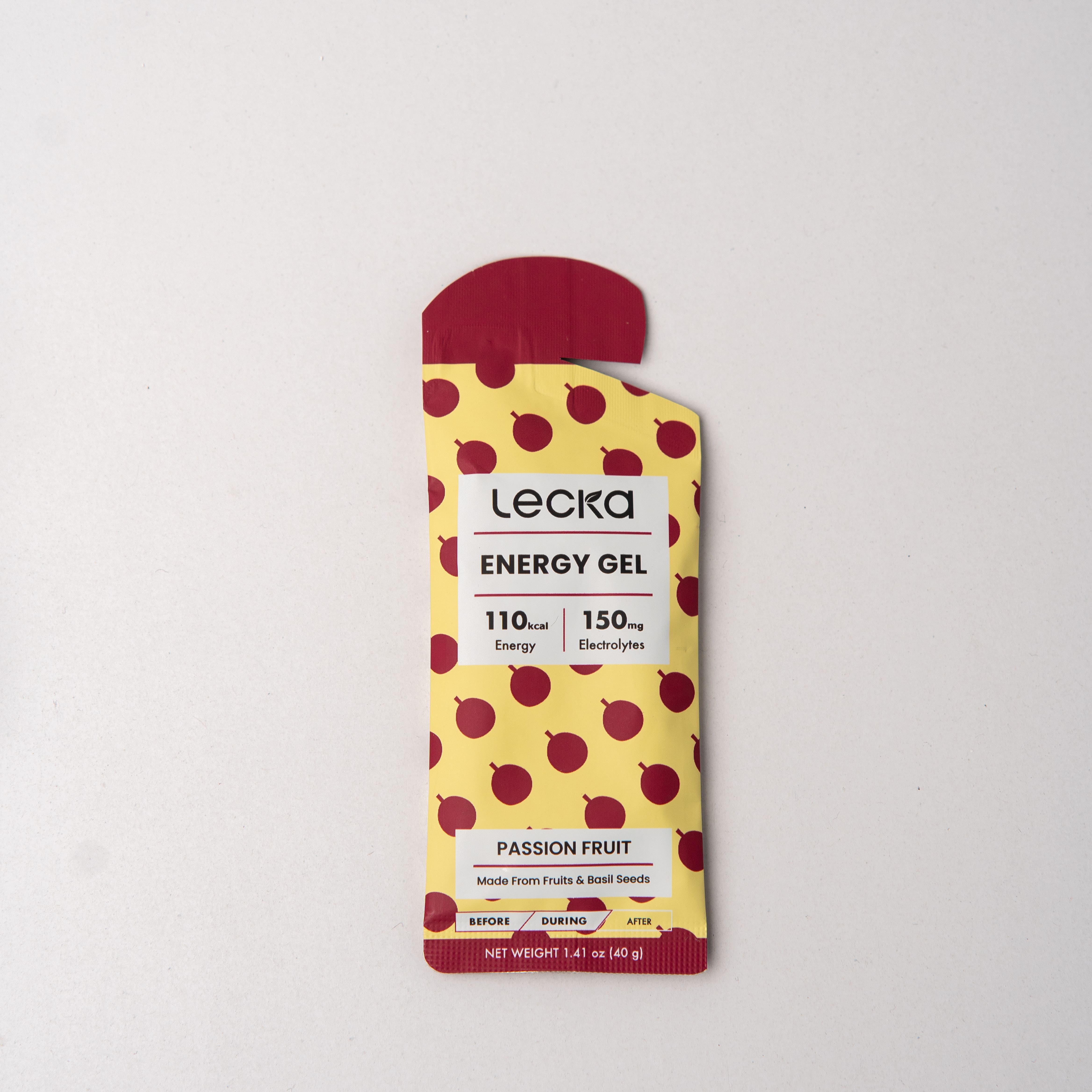 LECKA - Energy Gel - Passion Fruit