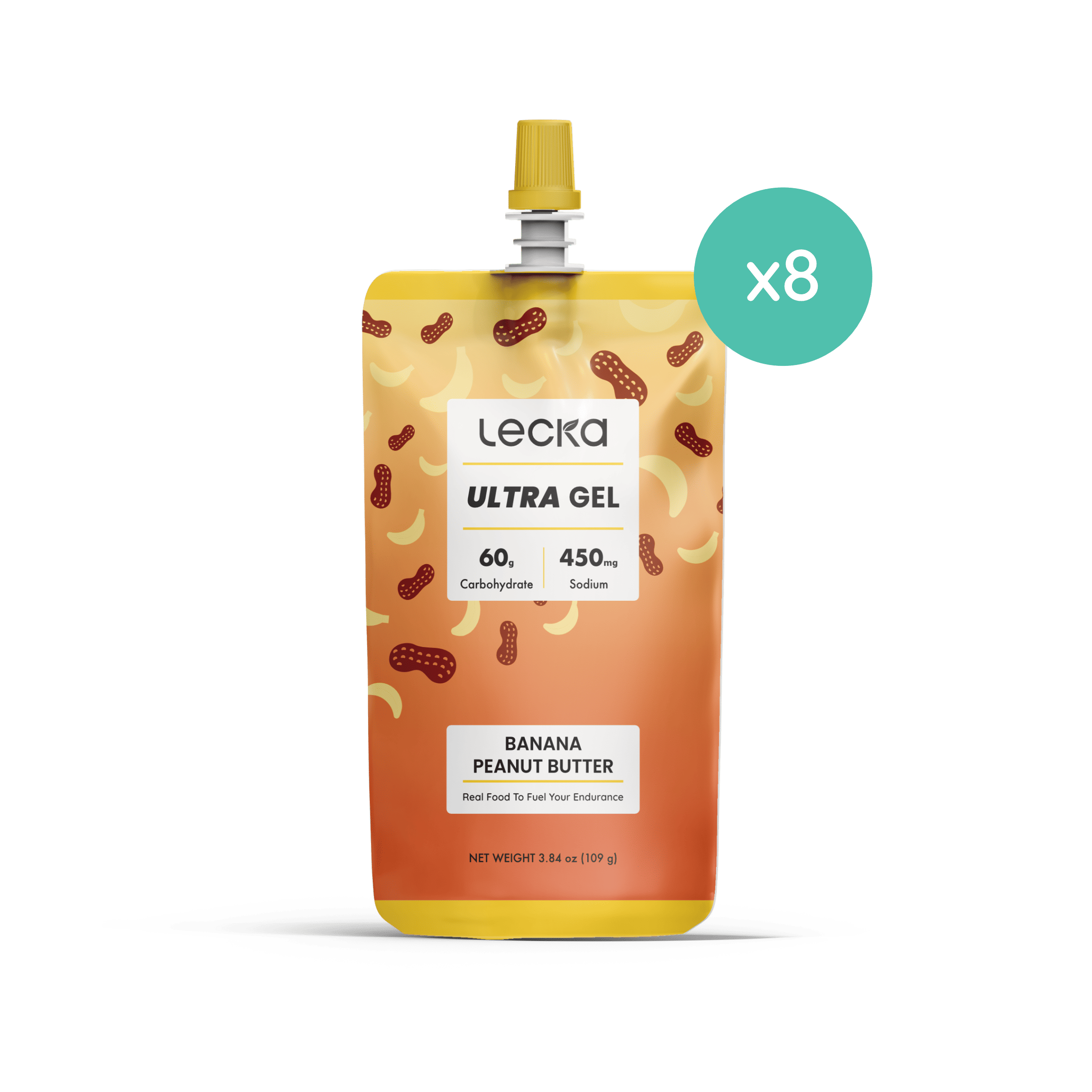LECKA - Ultra Energy Gel - Banana Peanyt Butter