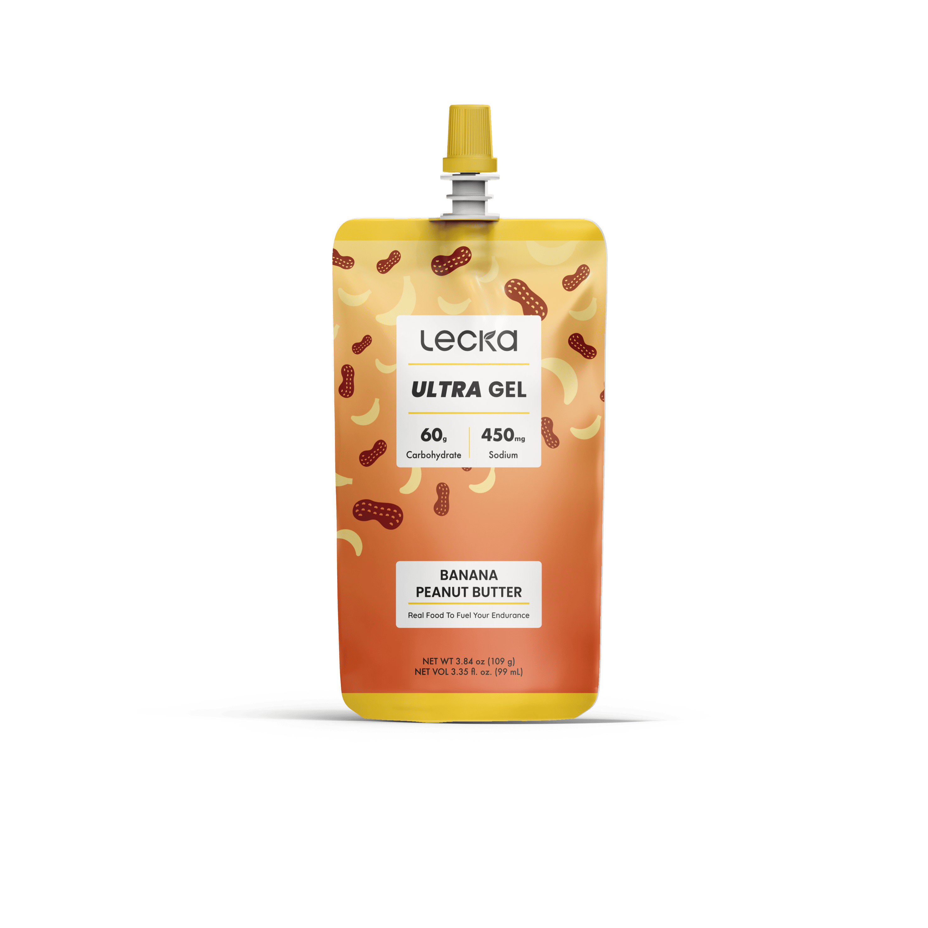LECKA - Ultra Energy Gel - Banana Peanyt Butter