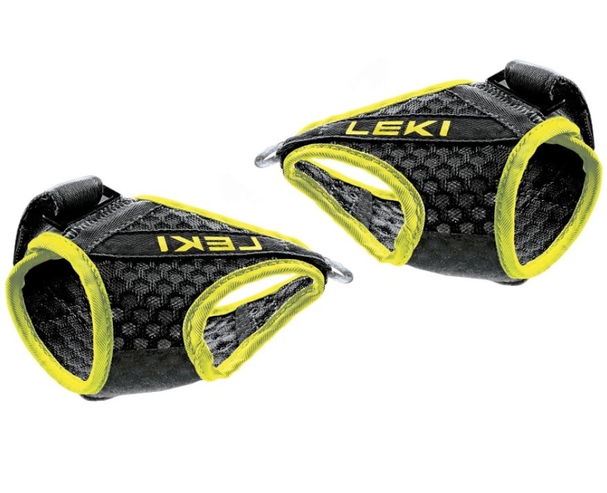 LEKI - Shark Frame Strap Mesh - Black/NeonYelllow