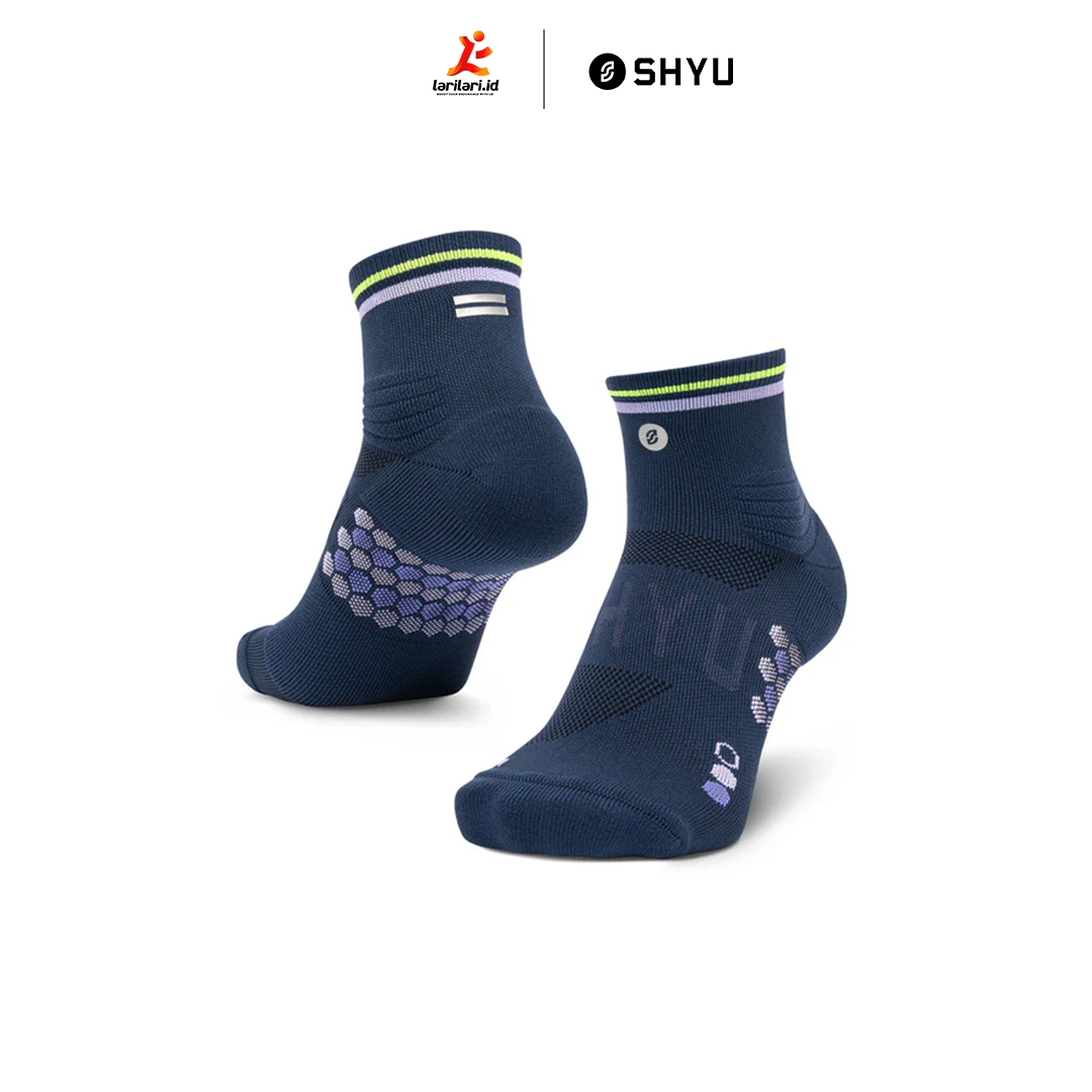 SHYU - Quarter Crew - Midnight - Mauve - Neon