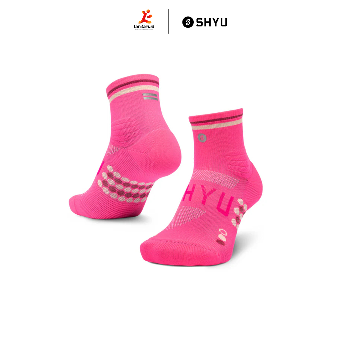 SHYU - Quarter Crew - Pink - Plum - Blush