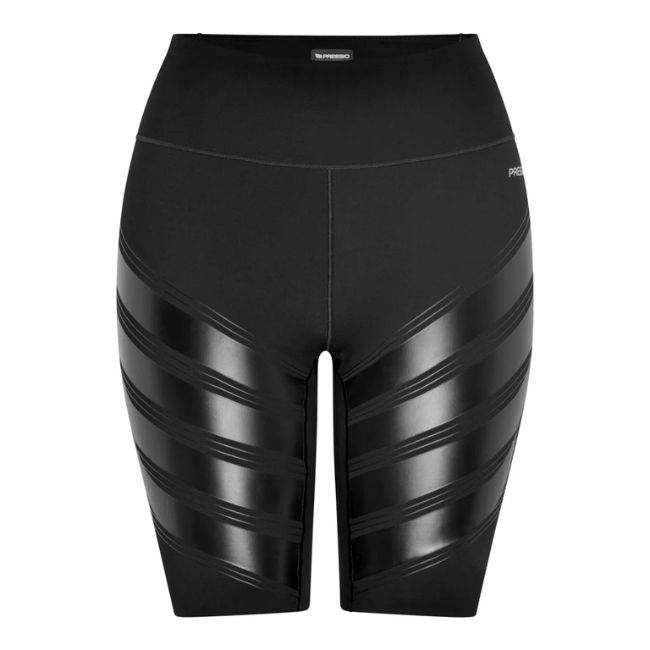 PRESSIO - Women - Power Half Tight - Mid-Rise - Black/Black
