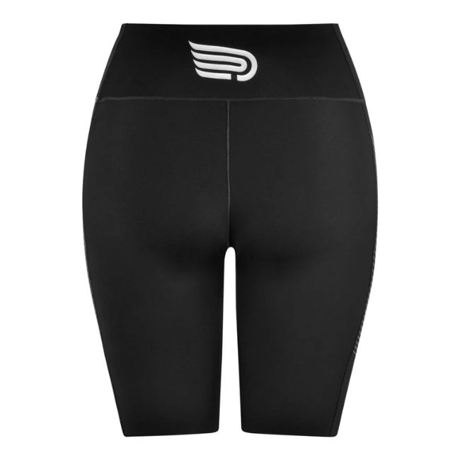 PRESSIO - Women - Power Half Tight - Mid-Rise - Black/Black