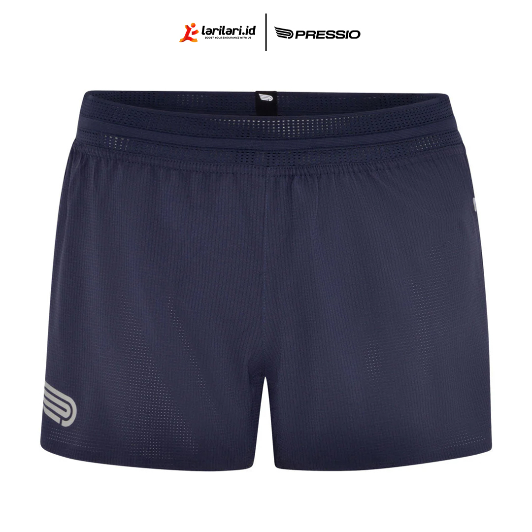 PRESSIO - Women - Elite 3" Short - Navy Silver