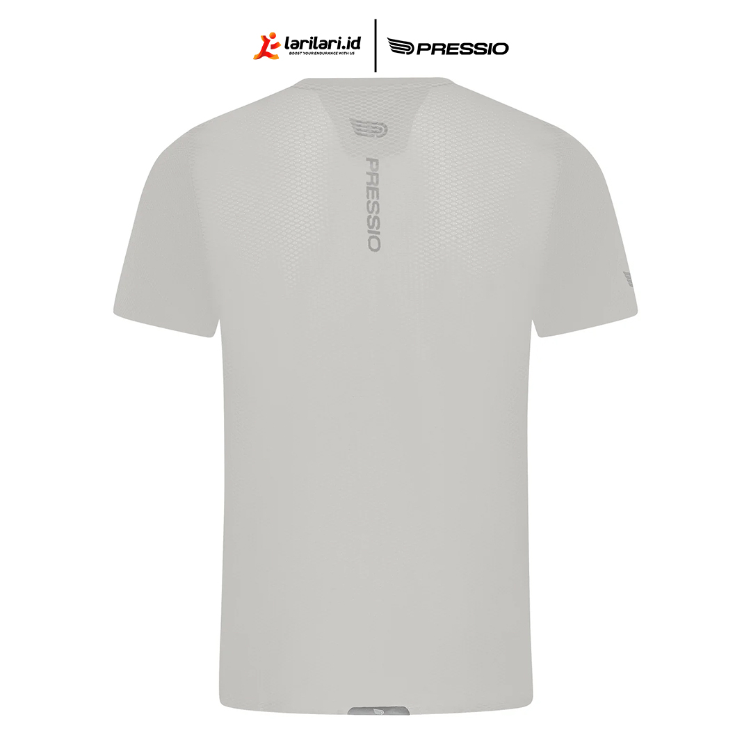 PRESSIO - Men - Elite SS Top - Light Grey