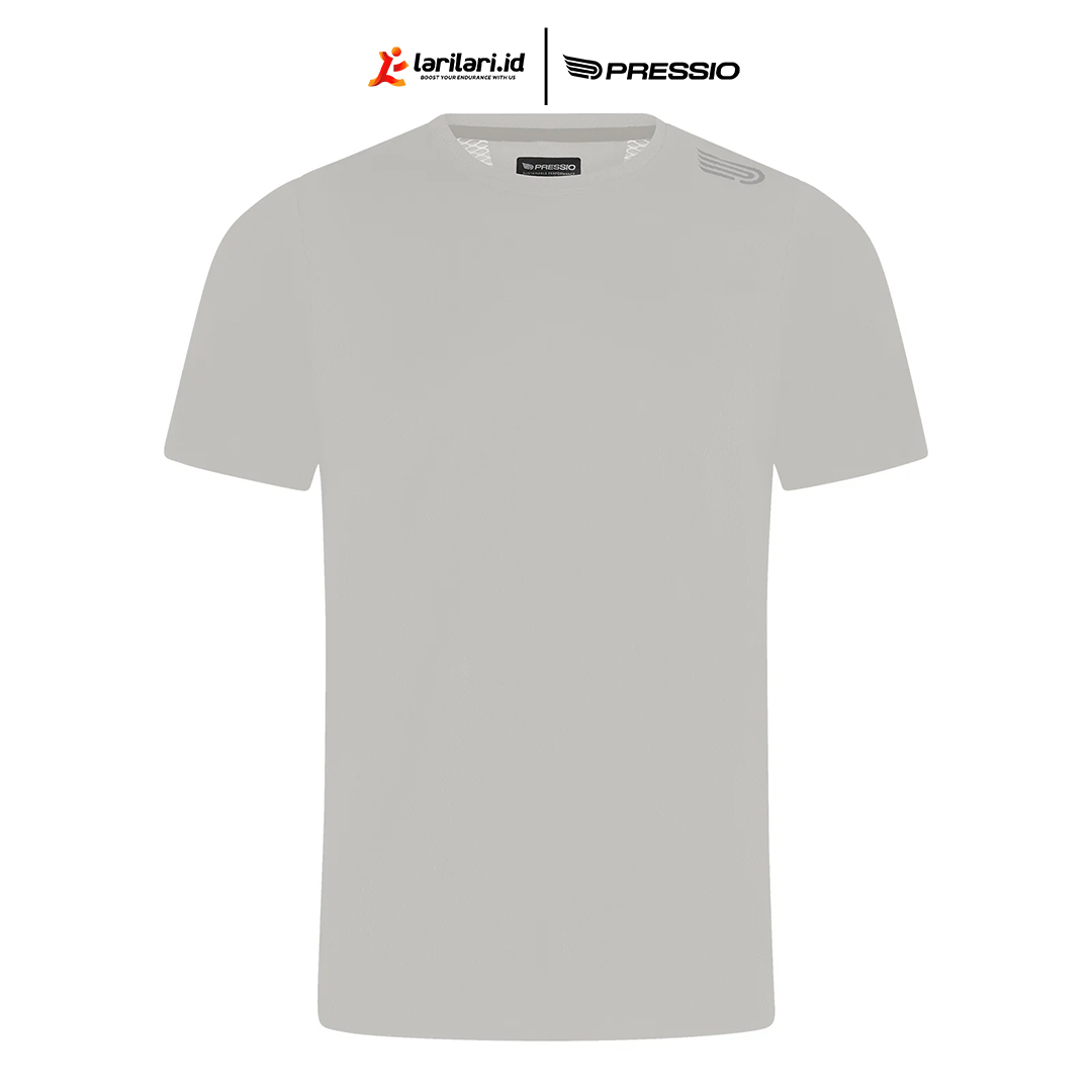 PRESSIO - Men - Elite SS Top - Light Grey