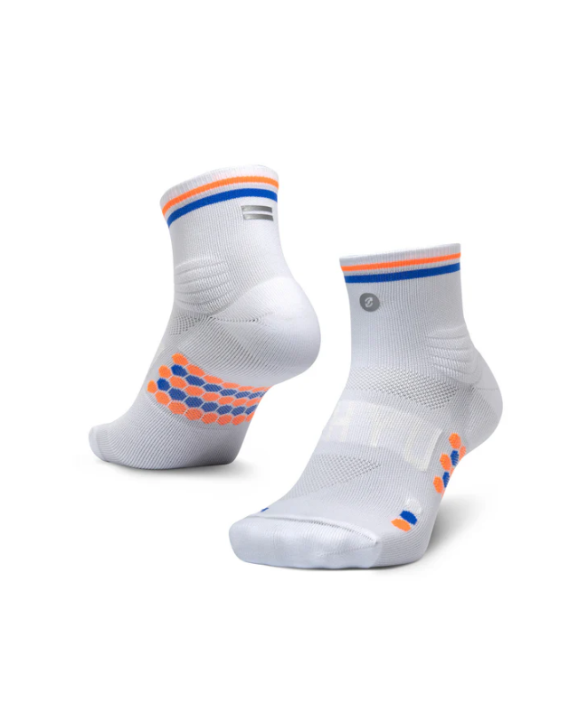 SHYU - Quarter Crew - White - Blue - Orange